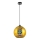 Chandelier on a string 1xE27/60W/230V d. 30 cm gold