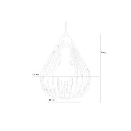 Chandelier on a string 1xE27/60W/230V