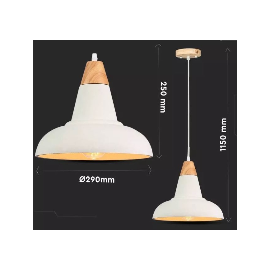 Chandelier on a string 1xE27/60W/230V