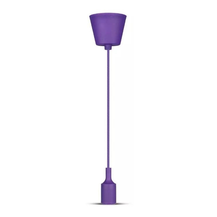 Chandelier on a string 1xE27/60W/230V purple