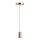 Chandelier on a string 1xE27/60W/230V rosegold