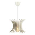 Chandelier on a string 1xE27/60W/230V white d. 20 cm