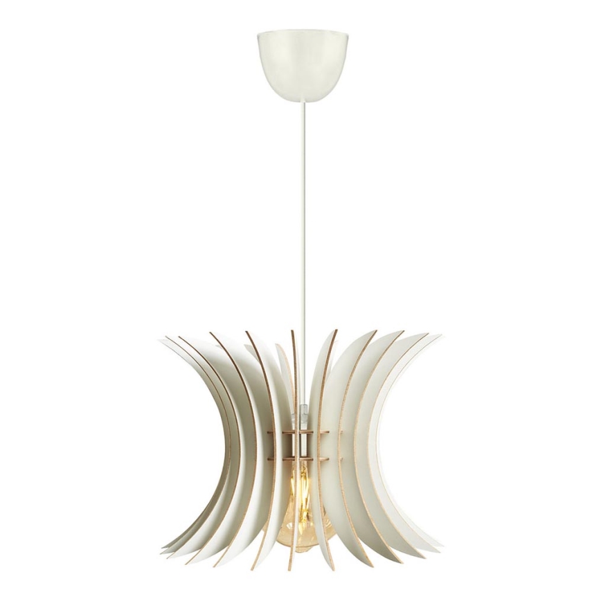 Chandelier on a string 1xE27/60W/230V white d. 20 cm
