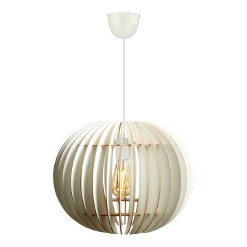 Chandelier on a string 1xE27/60W/230V white d. 36 cm