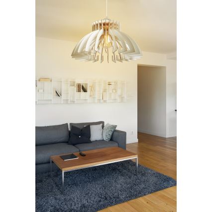 Chandelier on a string 1xE27/60W/230V white d. 39 cm