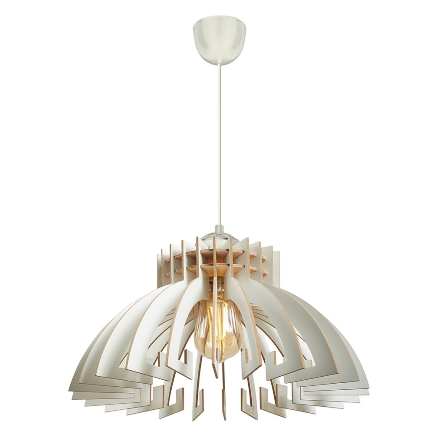 Chandelier on a string 1xE27/60W/230V white d. 39 cm