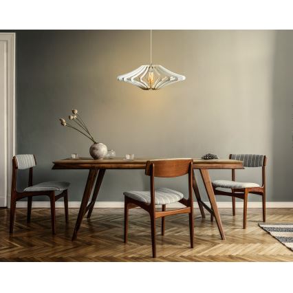 Chandelier on a string 1xE27/60W/230V white d. 47 cm white