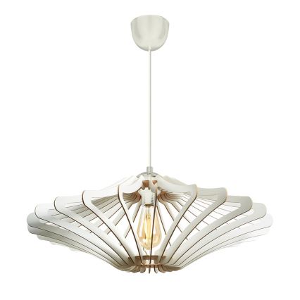 Chandelier on a string 1xE27/60W/230V white d. 47 cm white