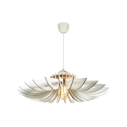 Chandelier on a string 1xE27/60W/230V white d. 52 cm