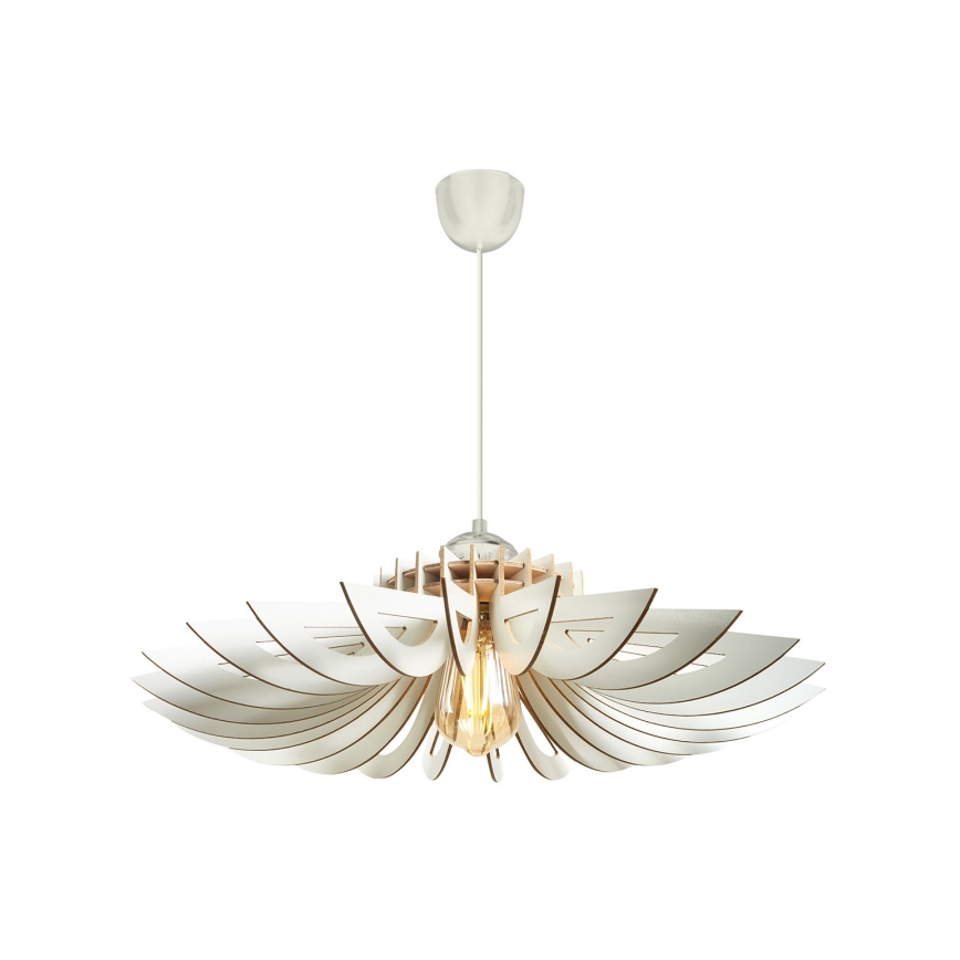 Chandelier on a string 1xE27/60W/230V white d. 52 cm