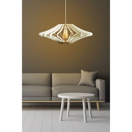 Chandelier on a string 1xE27/60W/230V white d. 59 cm