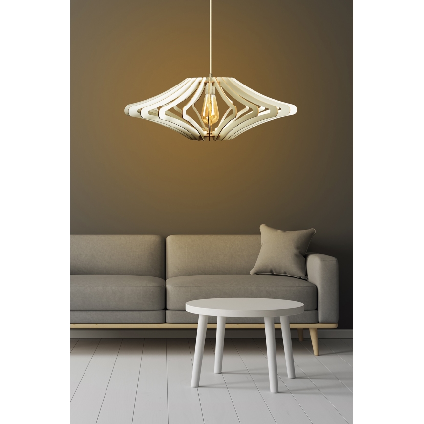 Chandelier on a string 1xE27/60W/230V white d. 59 cm