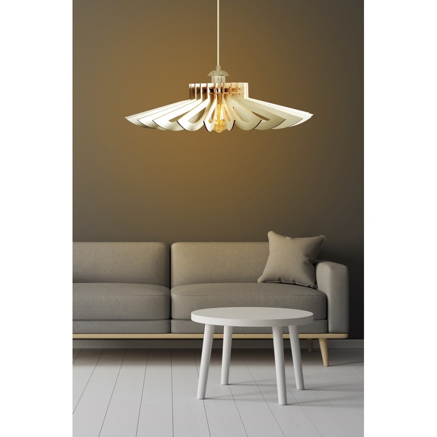 Chandelier on a string 1xE27/60W/230V white d. 68 cm