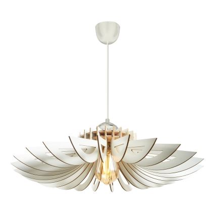 Chandelier on a string 1xE27/60W/230V white d. 68 cm
