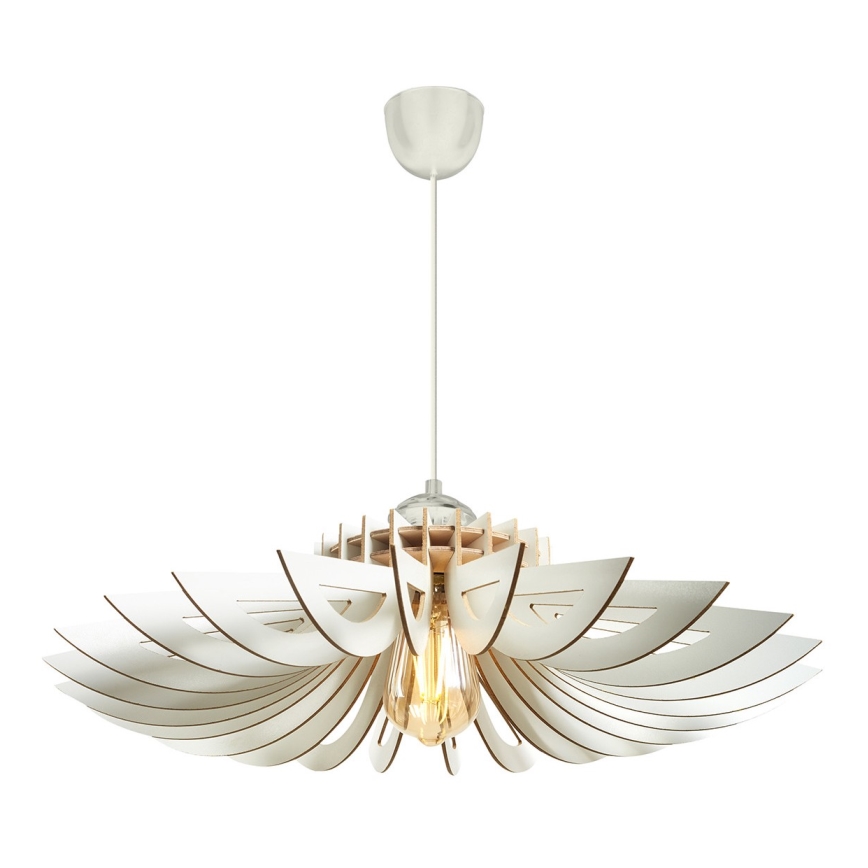 Chandelier on a string 1xE27/60W/230V white d. 68 cm