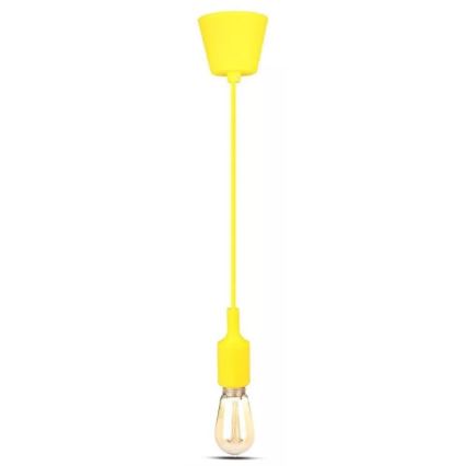 Chandelier on a string 1xE27/60W/230V yellow