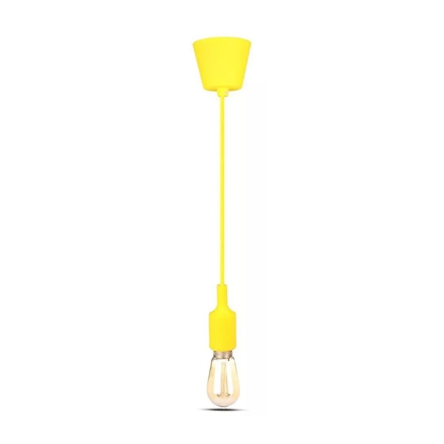 Chandelier on a string 1xE27/60W/230V yellow