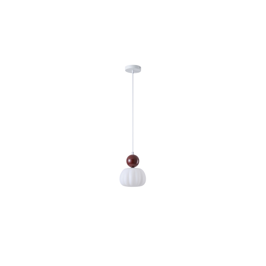 Chandelier on a string 1xG9/7W/230V white/brown