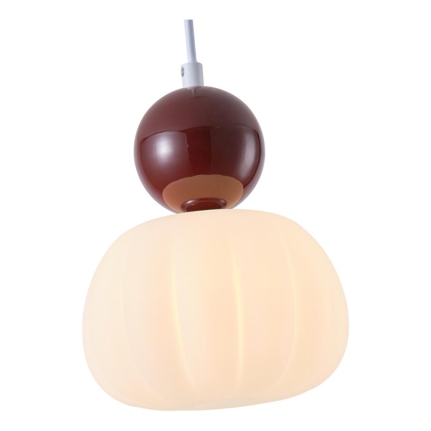 Chandelier on a string 1xG9/7W/230V white/brown