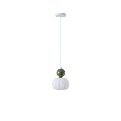 Chandelier on a string 1xG9/7W/230V white/green
