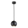 Chandelier on a string 1xGU10/10W/230V ash/solid wood black