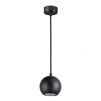 Chandelier on a string 1xGU10/10W/230V ash/solid wood black