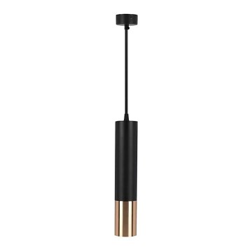 Chandelier on a string 1xGU10/35W/230V 30 cm black/gold