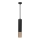 Chandelier on a string 1xGU10/35W/230V 30 cm black/gold