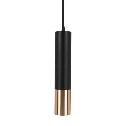 Chandelier on a string 1xGU10/35W/230V 30 cm black/gold
