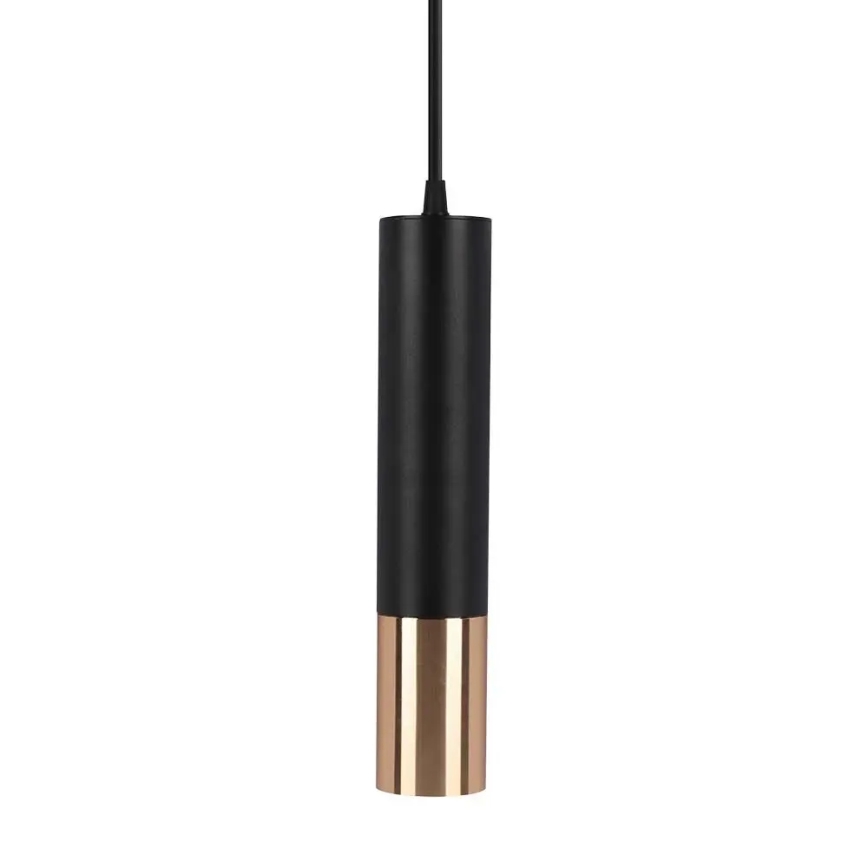 Chandelier on a string 1xGU10/35W/230V 30 cm black/gold