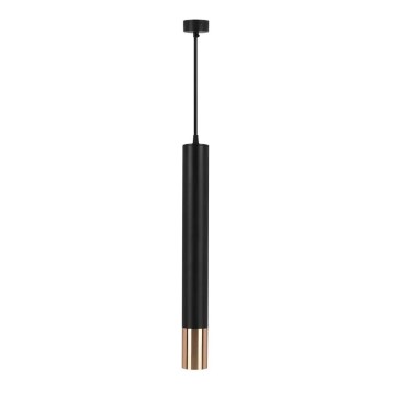 Chandelier on a string 1xGU10/35W/230V 50 cm black/gold