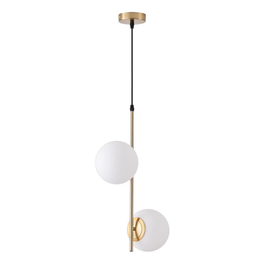 Chandelier on a string 2xE27/40W/230V brass
