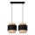 Chandelier on a string 2xE27/60W/230V beige