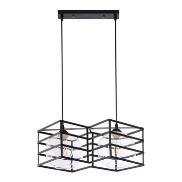 Chandelier on a string 2xE27/60W/230V