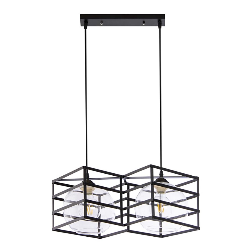 Chandelier on a string 2xE27/60W/230V