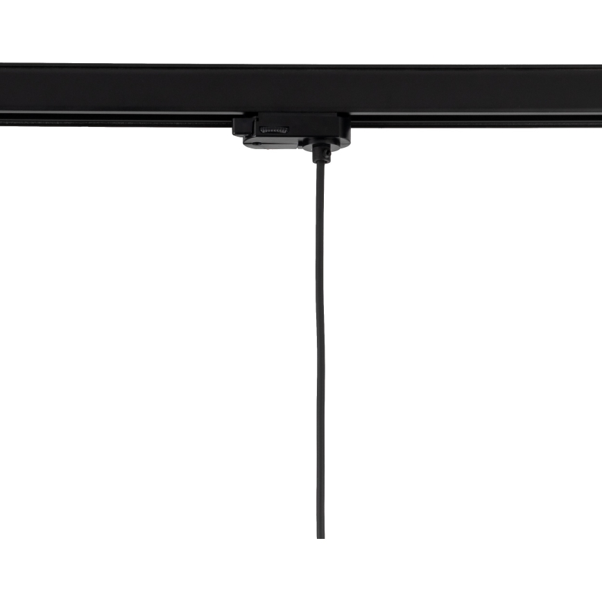 Chandelier on a string for 3-phase rail system TRACER 1xE27/15W/230V d. 20 cm black/grey