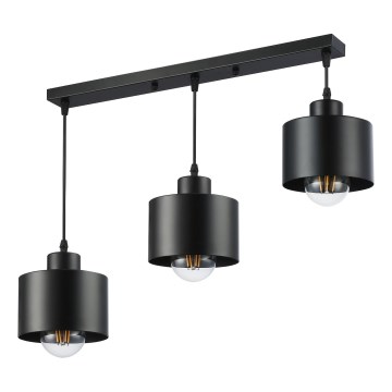 Chandelier on a string 3xE27/35W/230V black