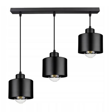Chandelier on a string 3xE27/35W/230V black