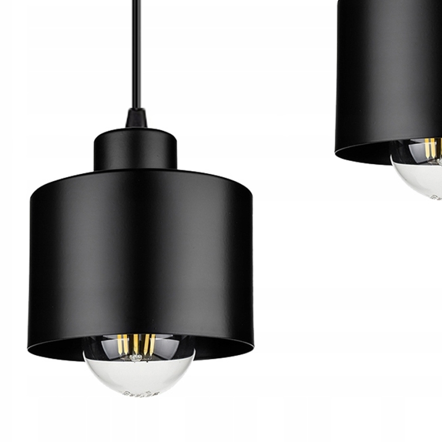 Chandelier on a string 3xE27/35W/230V black