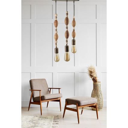 Chandelier on a string 3xE27/60W/230V