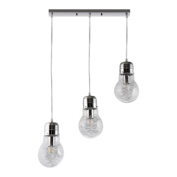 Chandelier on a string 3xE27/60W/230V