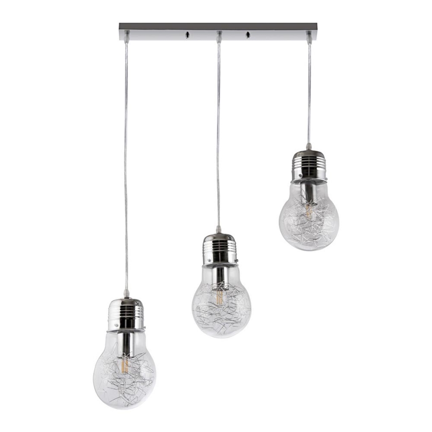Chandelier on a string 3xE27/60W/230V