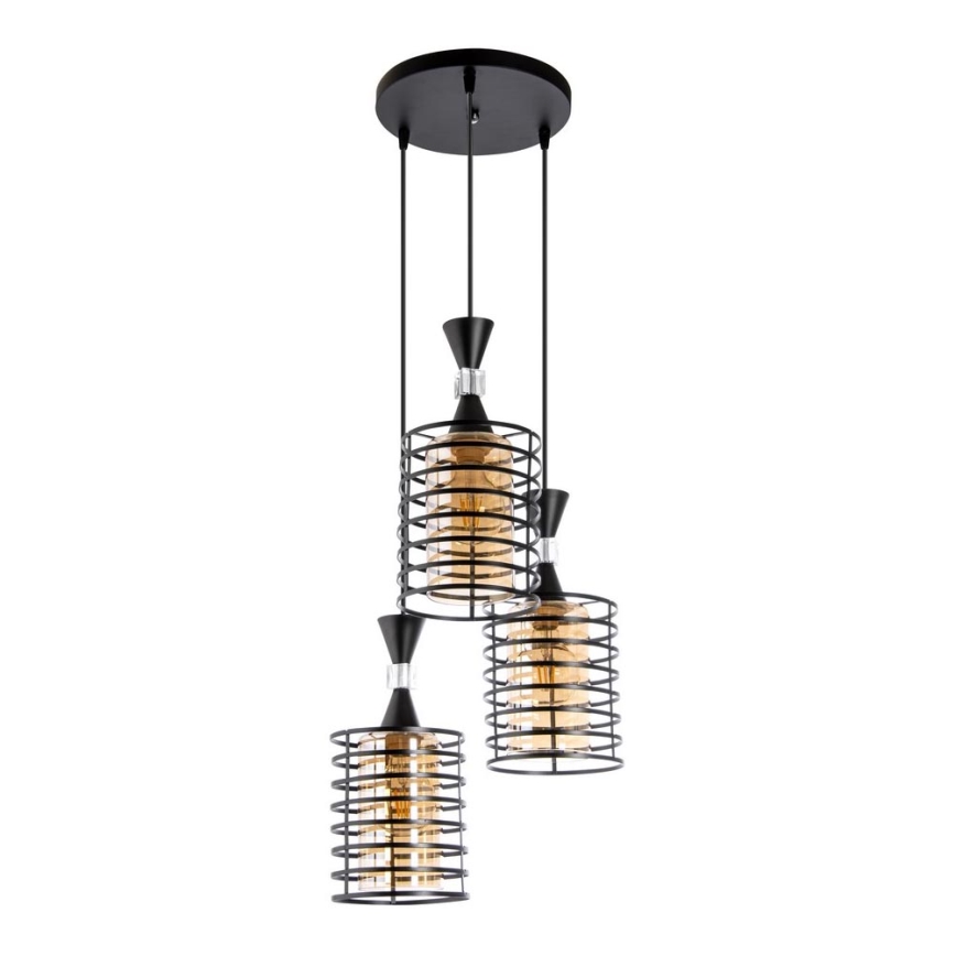 Chandelier on a string 3xE27/60W/230V