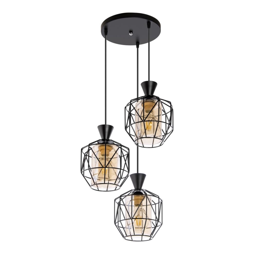 Chandelier on a string 3xE27/60W/230V