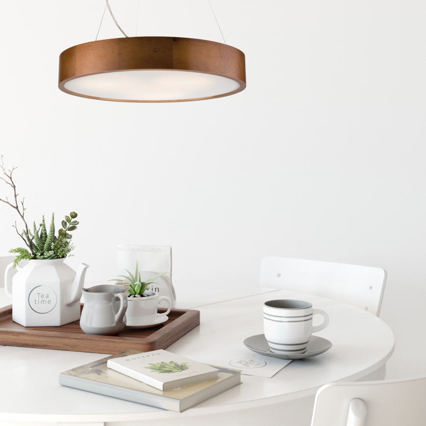 Chandelier on a string 3xE27/60W/230V ø 47 cm pine - FSC certified