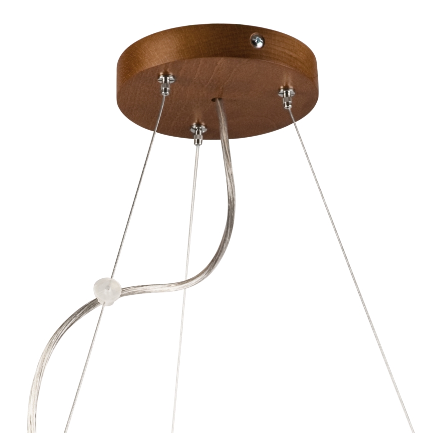 Chandelier on a string 3xE27/60W/230V ø 47 cm pine - FSC certified