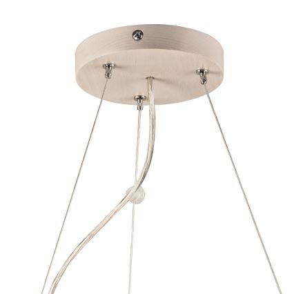 Chandelier on a string 3xE27/60W/230V ø 47 cm pine - FSC certified