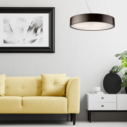 Chandelier on a string 3xE27/60W/230V ø 47 cm pine - FSC certified