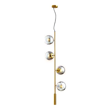 Chandelier on a string 4xE27/10W/230V gold