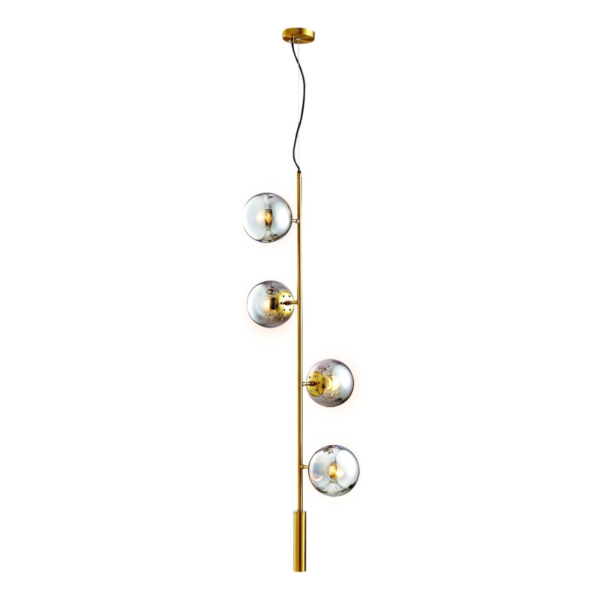 Chandelier on a string 4xE27/10W/230V gold